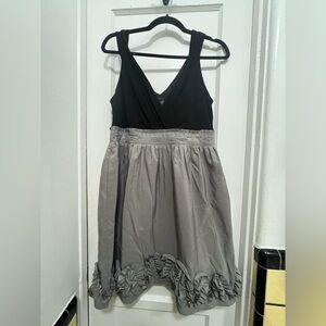 Night Way Collections Black and Gray Mini Dress